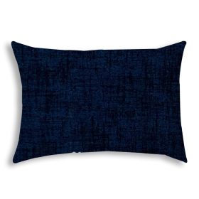 WEAVE Navy Indoor/Outdoor Pillow - Sewn Closure