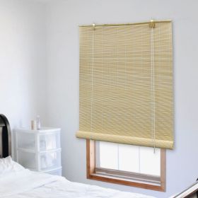 Roller Blind Bamboo 39.4"x86.6" Natural