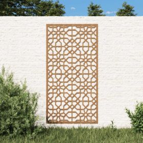 Patio Wall Decoration 41.3"x21.7" Corten Steel Moorish Design