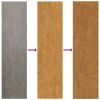 Patio Wall Decorations 3 pcs 21.7"x21.7" Corten Steel Grass Design