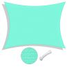 13'x10' Rectangle Sun Shade Sail/ Turquoise