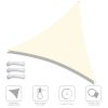 22' x 22' x 22' Triangle Sun Shade Sail/ Rice White