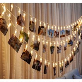 LED Photo Holder String Lights (Option: Warm white-600cm)