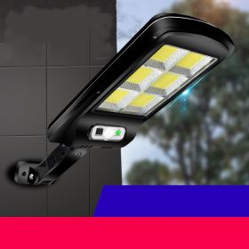 Outdoor Household Solar Street Lights (Option: Black-8grid-1PC)