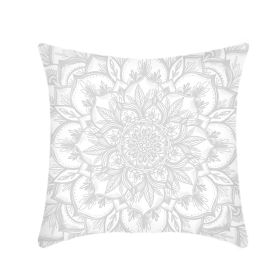 Mandala Ethnic Print Bolster (Option: Mtl 06p07-Single Surface With Core)