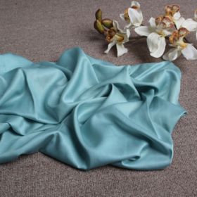 100s Tencel Square Pillow Cushion Solid Color Sofa Pillow Cover (Option: Lake Blue-40 X40CM Without Core)